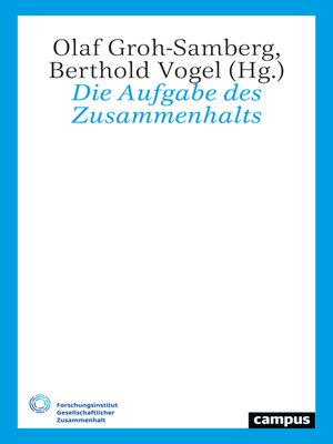 cover image of Die Aufgabe des Zusammenhalts